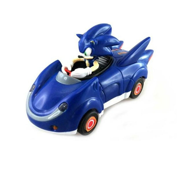 Sonic the Hedgehog All Star Racing Pull Back Action Car Figure Gift Toy Kid Game